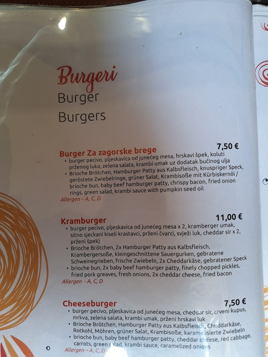 Menu Kramberger Pub & Restoran-1