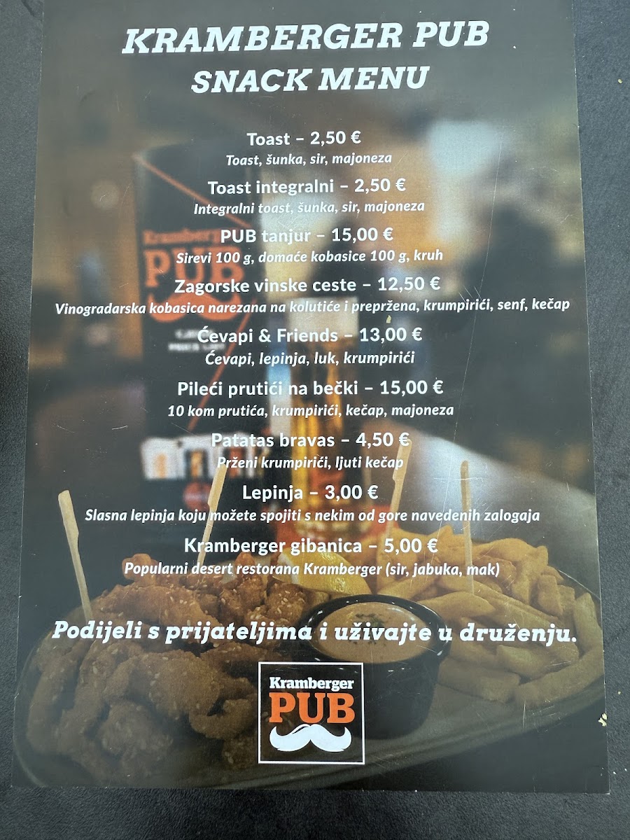 Menu Kramberger Pub & Restoran-2